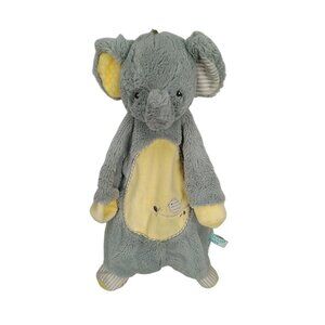 Douglas Baby Sshlumpie Gray & Yellow Elephant Security Blanket Plush Lovey 18" S